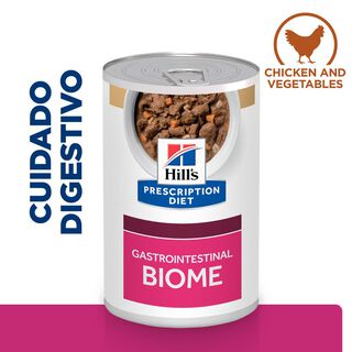 Hill's Prescription Diet Gastrointestinal Biome Estofado Pollo y Verduras lata para perros